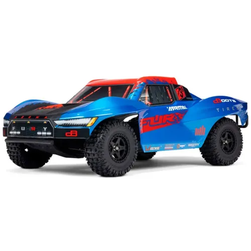 AUTOMODELO ARRMA 1/10 FURY 223S DSC 2WD BLX SHORT COURSE BLUE ARA3521T1
