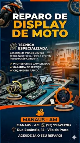 Recuperação de painel de moto