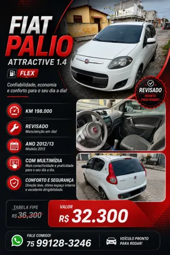 Fiat Palio Attra./italia 1.4 EVO F.flex 8V 5P 2013