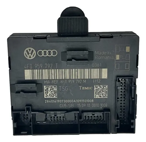 Módulo Porta Dianteiro Direito Audi Q7 2010 2011 4f0959792t