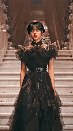Cosplay Wandinha Addams - Wednesday Addams