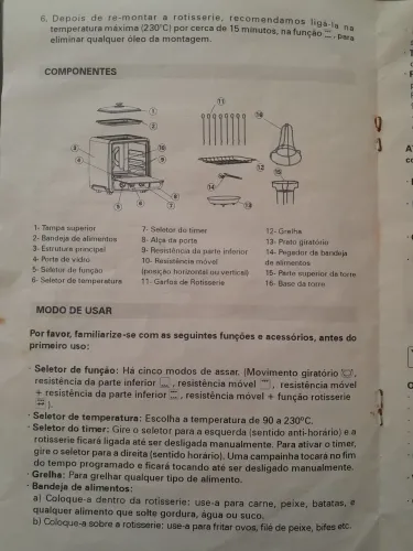 Forno elétrico 12L