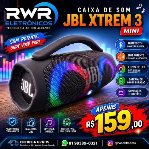 JBL Xtrem 3 Led 'Entrega Grátis' (RWR SOM)