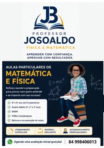Professor de Física e Matemática.