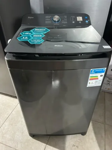 LAVADORA PHILCO 14KG Inox(Modelo premium)