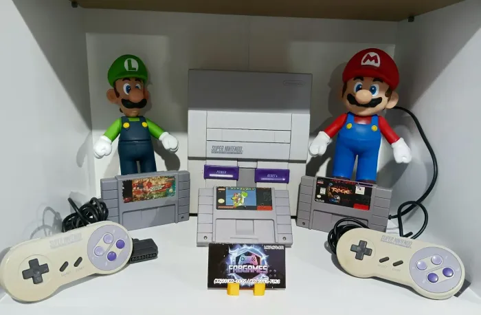 SUPER NINTENDO Clássico dos anos 90 aqui na LOJA FABGAMES.