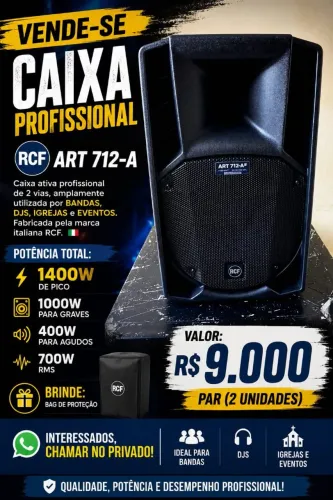 Caixa ativa rcf art-712 