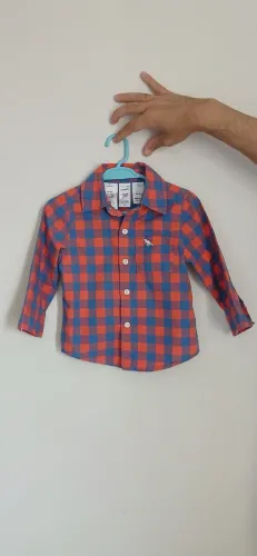 Vendo camisa de xadrez infantil 