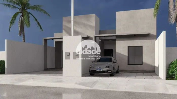 Casa à venda no bairro Floresta, região Norte de Cascavel. 67,64 m², 2 quartos sendo 1 suí