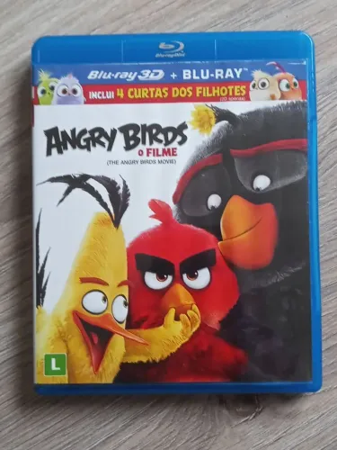 Blu-ray Angry Birds - 3D - Duplo - original