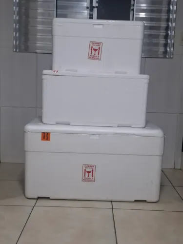 Caixas de Isopor - 100L + 60L + 37L Grande P/ Gelo