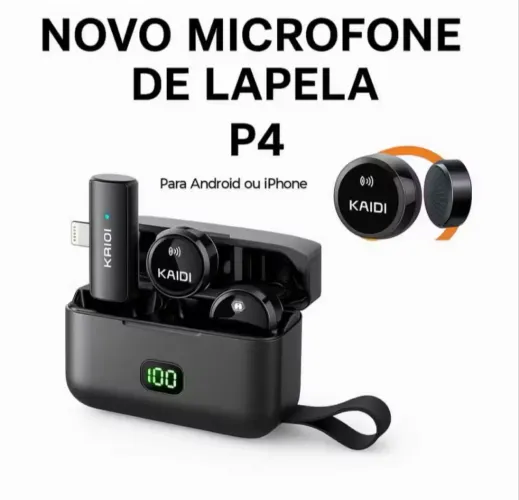 Microfone de Lapela P4 | Kaidi