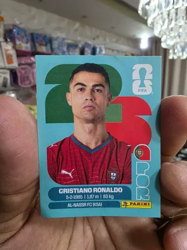 Figurinha Original Panini CR7