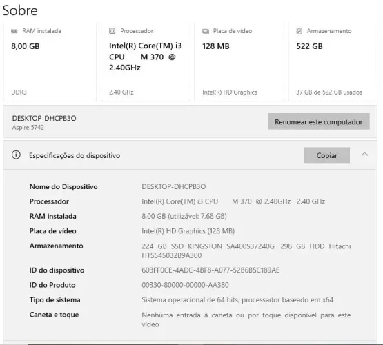 VENDO NOTEBOOK
