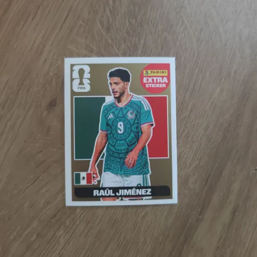 Raúl Jiménez Extra Sticker Panini