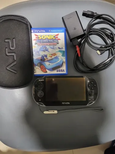 PS Vita Oled Desbloqueado ( Case + Jogo)