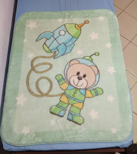 Cobertor Ursinhos infantil bebê semi novo
