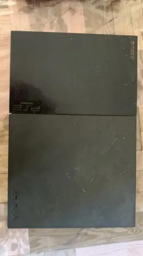 Playstation 2 Com 2 Controles Jogo Detalhes