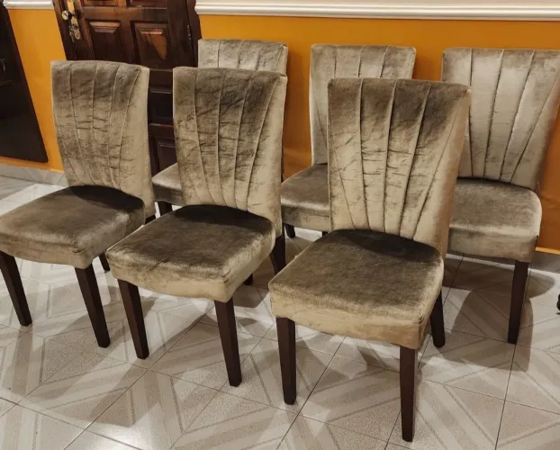 6 cadeiras para mesa de jantar