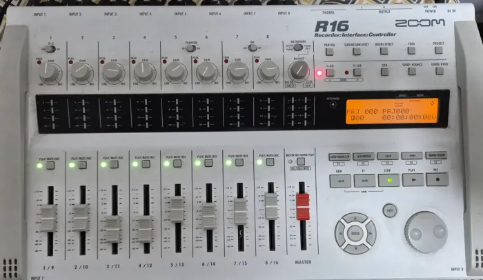 Mesa de som mixer digital zoom