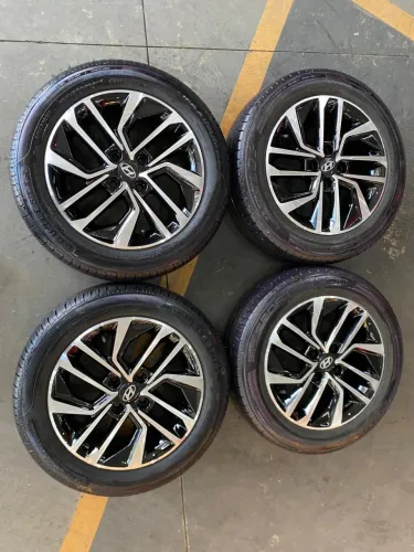 Rodas 15 Hb 20 + pneus semi novos 