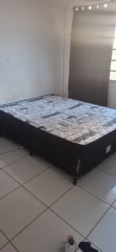 Cama box casal + colchão