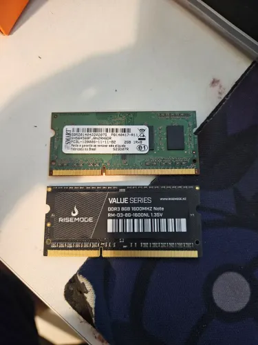 Memória RAM DDR3 10gb (8gb + 2gb)
