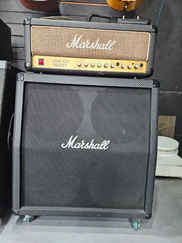 Amplificador Marshall  Lead 100 Mosfet + Gabinete 4X12 