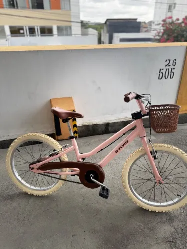 BICICLETA INFANTIL ARO 20? RIVERSIDE 100 BTWIN ROSA