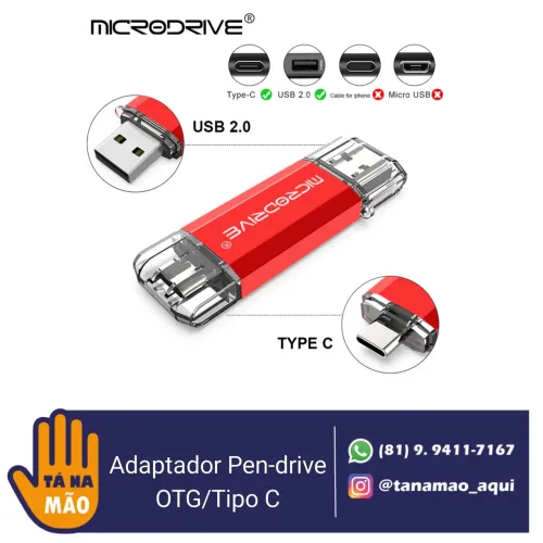 Pen-drive OTG - USB/C