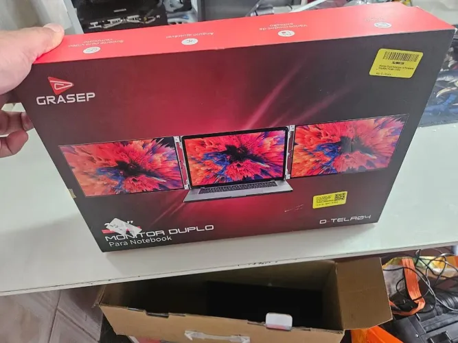 Monitor duplo portátil para notebook 