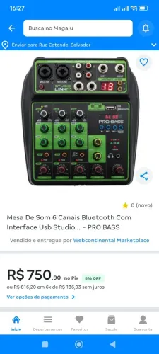 Mesa mix pro bass Studio link 6 bluetooth ubs