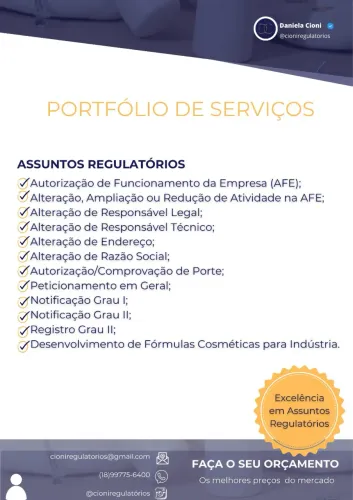 REGULARIZAÇÃO DE COSMÉTICOS | ANVISA