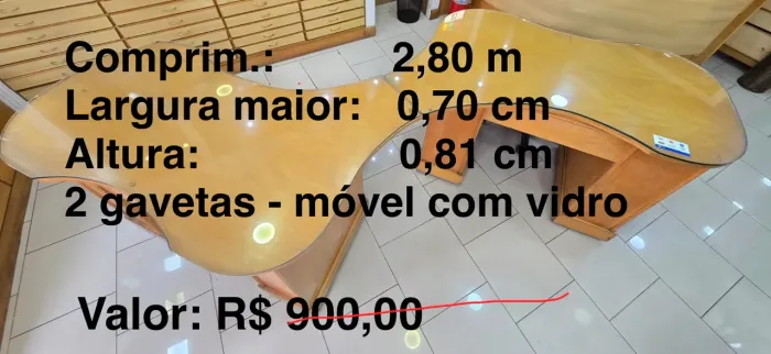 Mesa de atendimento loja