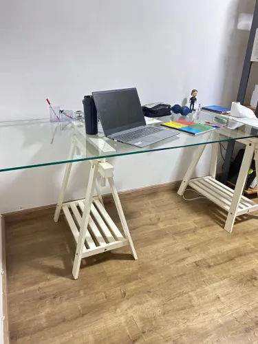Mesa escritório branca