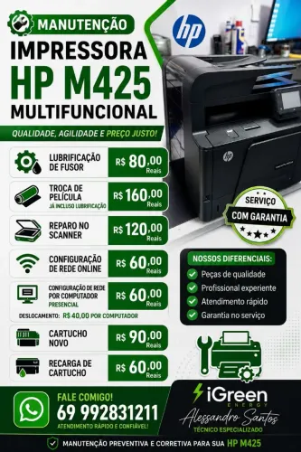 Manutenção Impressora HP
