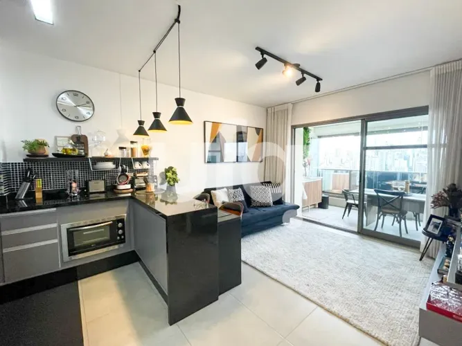 Apartamento para alugar na Barra Funda, com 1 quarto, 52m²