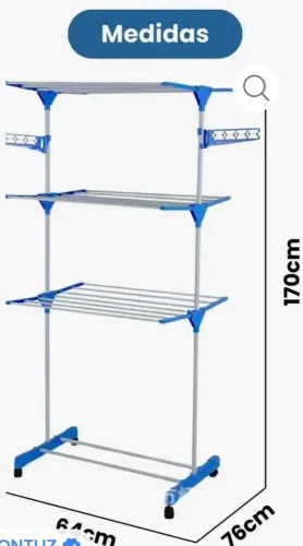 Varal de chão vertical - Novo