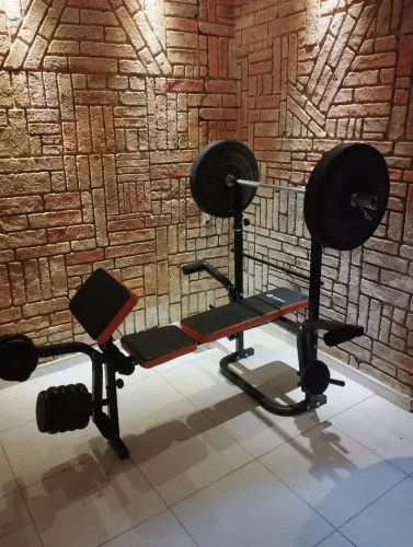 Banco supino para casa, estação de musculação, multi uso, ideal para treinar força.