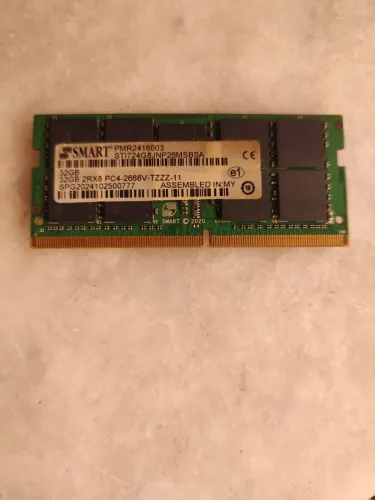 Pente de memória 32 gigas notebook com defeito