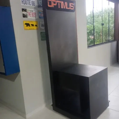 Módulo para feira com rodas