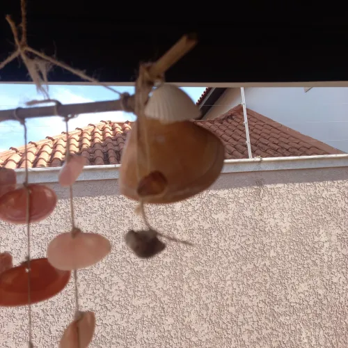 Sino dos ventos artesanato com conchas