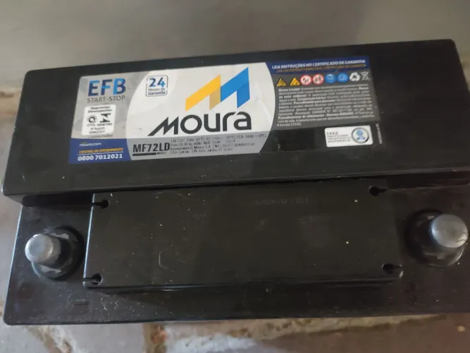 Bateria Moura efb72 start stop 72 ampéres