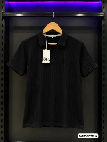 Gola Polo Zara Texturizada 