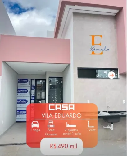 Linda Cara para Venda no Bairro Vila Eduardo