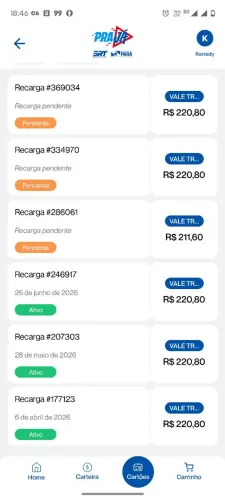 Passagem BRT pra já 