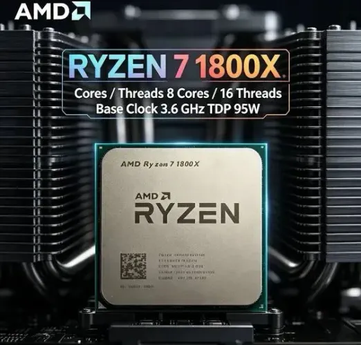 Processador AMD Ryzen 7 1800X (8 Cores / 16 Threads) - Perfeito Estado