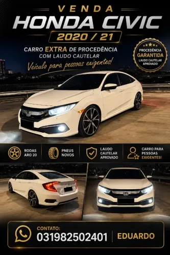 Honda Civic Sedan EXL 2.0 Flex 16V Aut.4p 2020