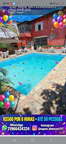 Espaço para festa ? Bitencourt