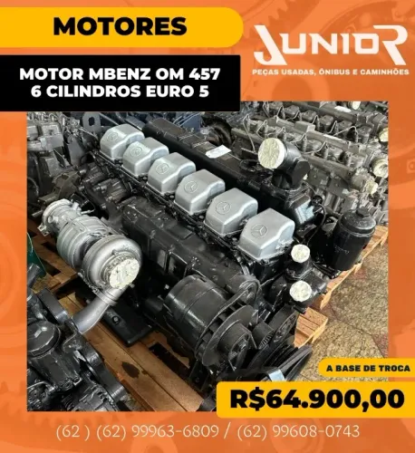 Motor Mercedes Benz OM 457 6 Cilindros Euro 5